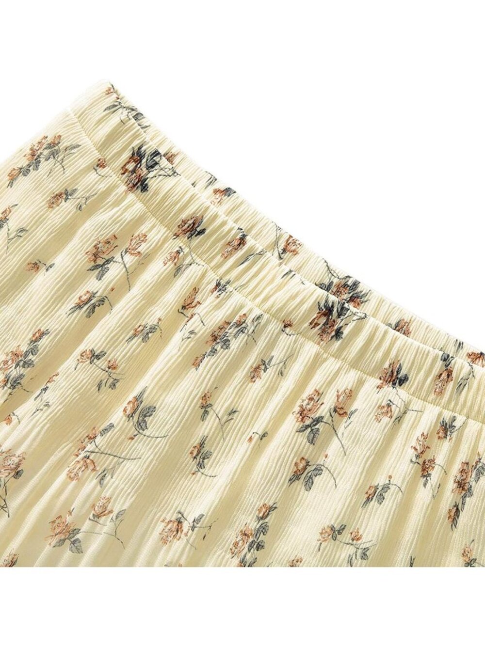 Women’s Chiffon Elastic High Waist Pleated A-Line Maxi Skirts - Picture 5 of 7